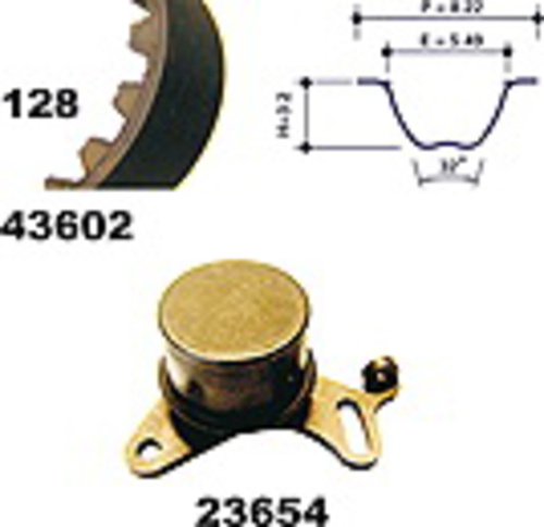 MAPCO 23602 Timing Belt Kit