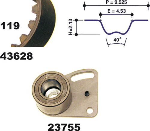 MAPCO 23628 Timing Belt Kit