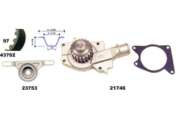 MAPCO 41702 Water Pump & Timing Belt Kit